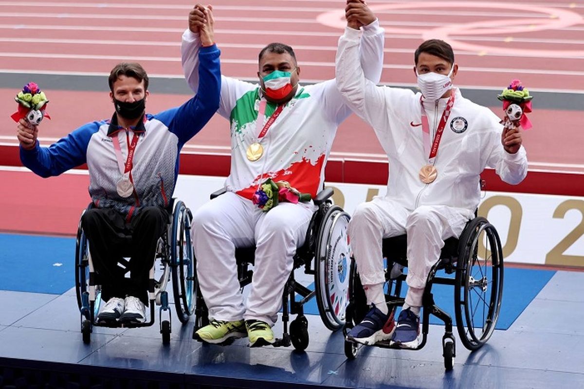 طلایی شدن حامدامیری با شکستن رکورد پارالمپیک توکیو