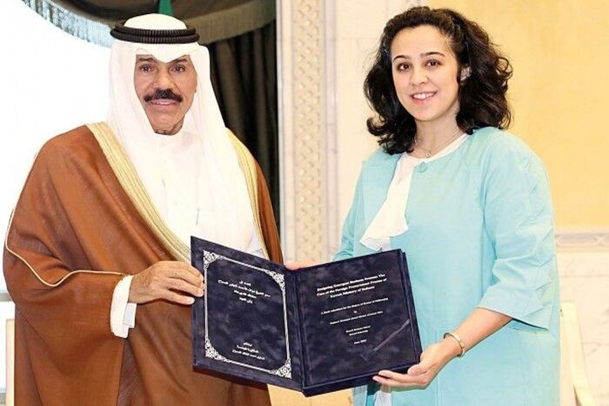 یک زن دستیار وزیر دفاع کویت شد