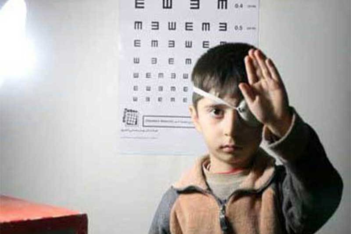 طرح غربالگری بینایی کودکان ۳ تا ۶ سال ایجرودی آغاز شد