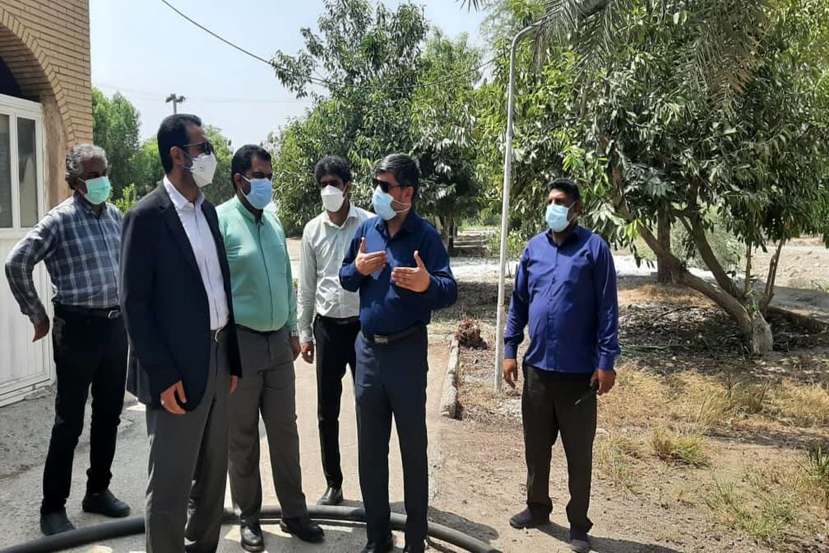 بازدید معاون خدمات شهری شهرداری بندرعباس از آرامستان بندرعباس