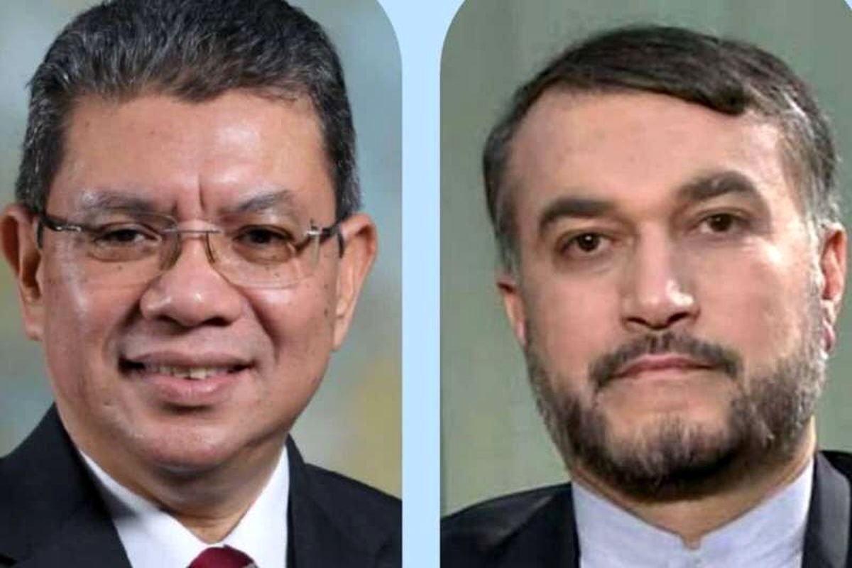 وزیر امور خارجه مالزی به امیرعبداللهیان تبریک گفت