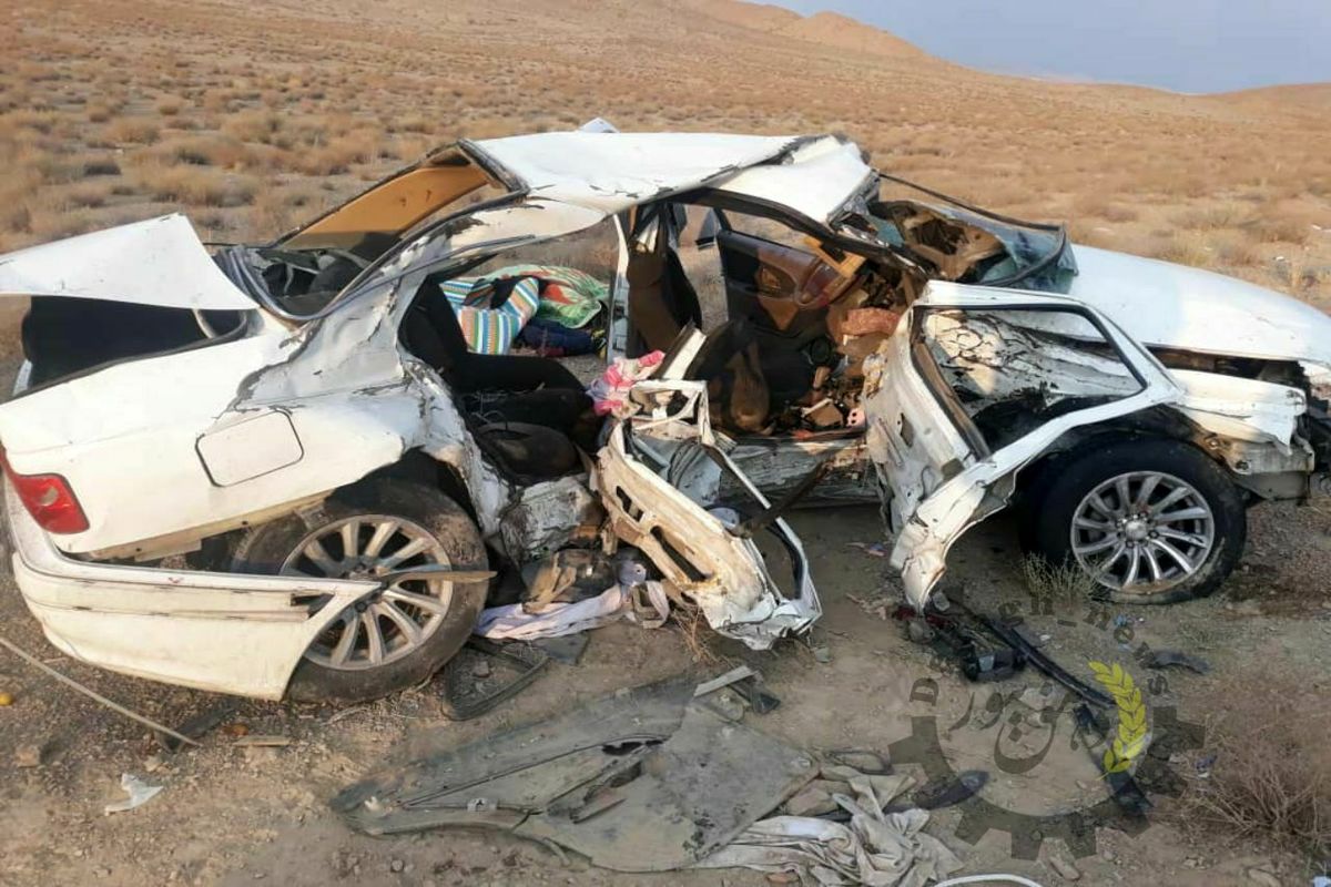 ۲ فوتی حاصل تصادف در زنجان