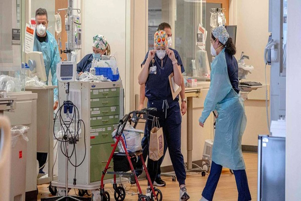 در این کشور در هر ساعت بیش از ۵۰۰ نفر به علت کرونا 
بستری می شوند!