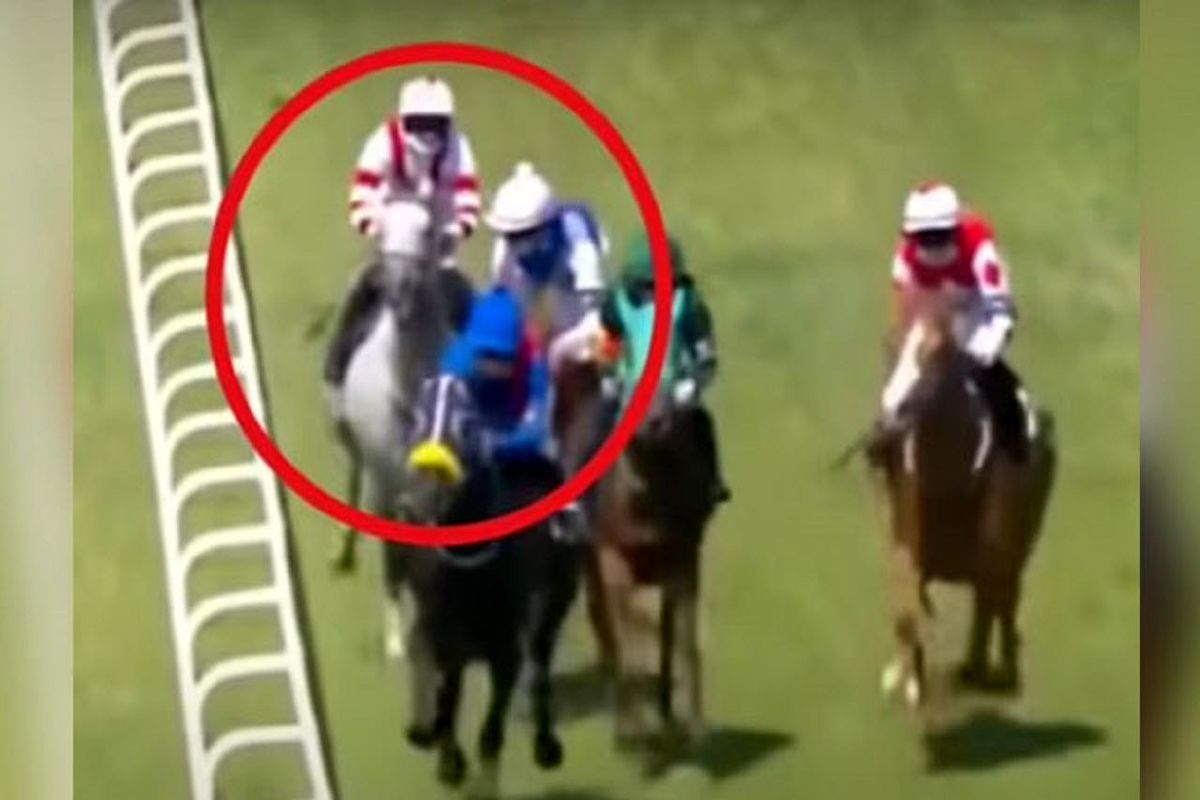 مرگ تلخ اسب سوار زن در حین مسابقه
