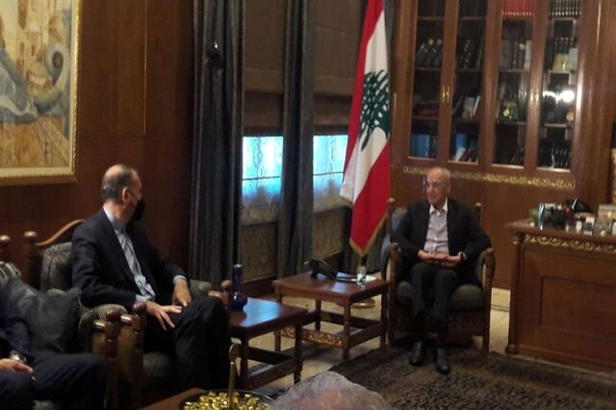 وزیر امور خارجه با رییس مجلس لبنان دیدار کرد