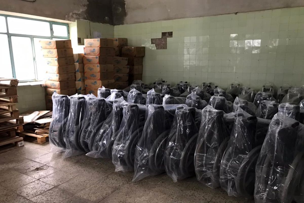 اهدای ۱۰۰ دستگاه ویلچر به معلولان تحت پوشش  بهزیستی گلستان