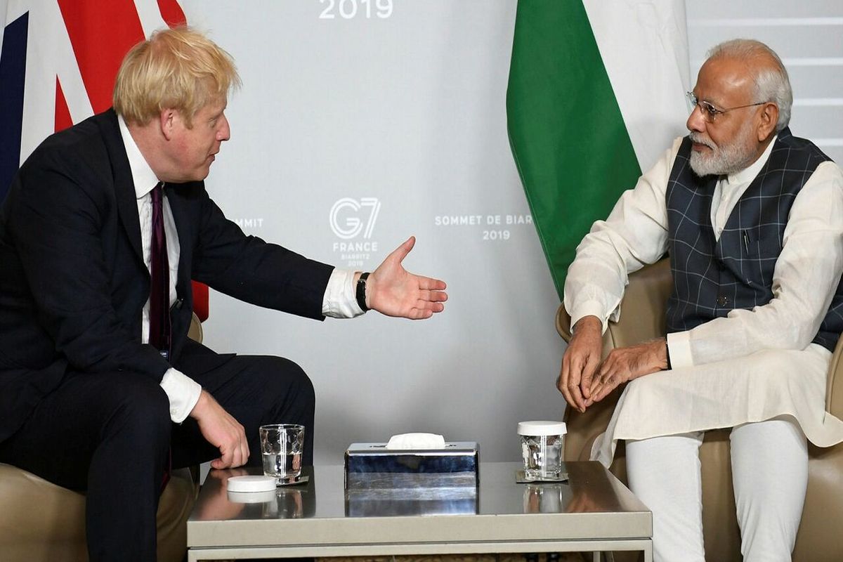 افغانستان، محور گفت و گوی جانسون و نخست وزیر هند