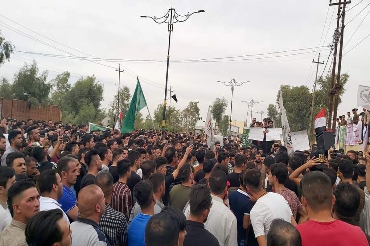 اعتراضات در خیابان های عراق آغاز شد