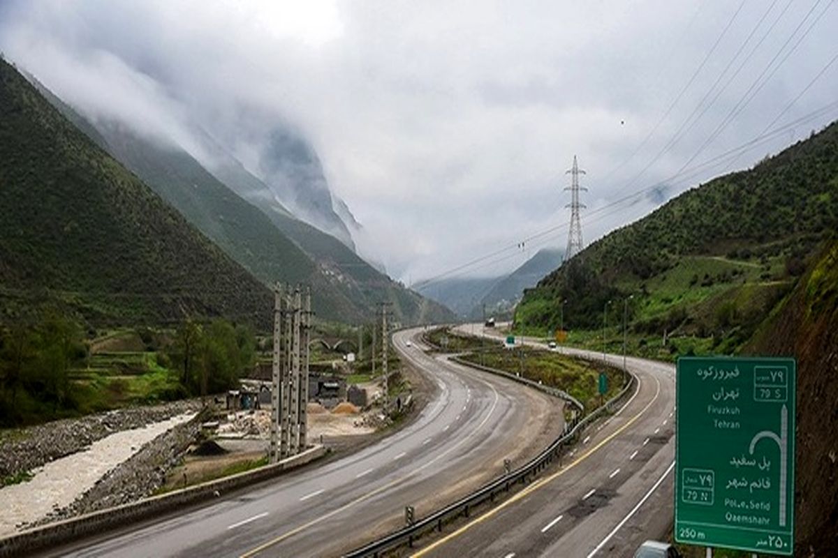آزاد راه تهران شمال تا ۳ آبان ماه مسدود است