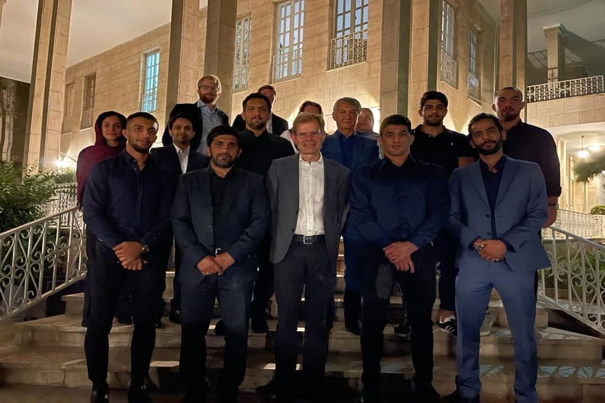 مدال آوران المپیکی ایران مهمان سفارت نروژ در ایران شدند