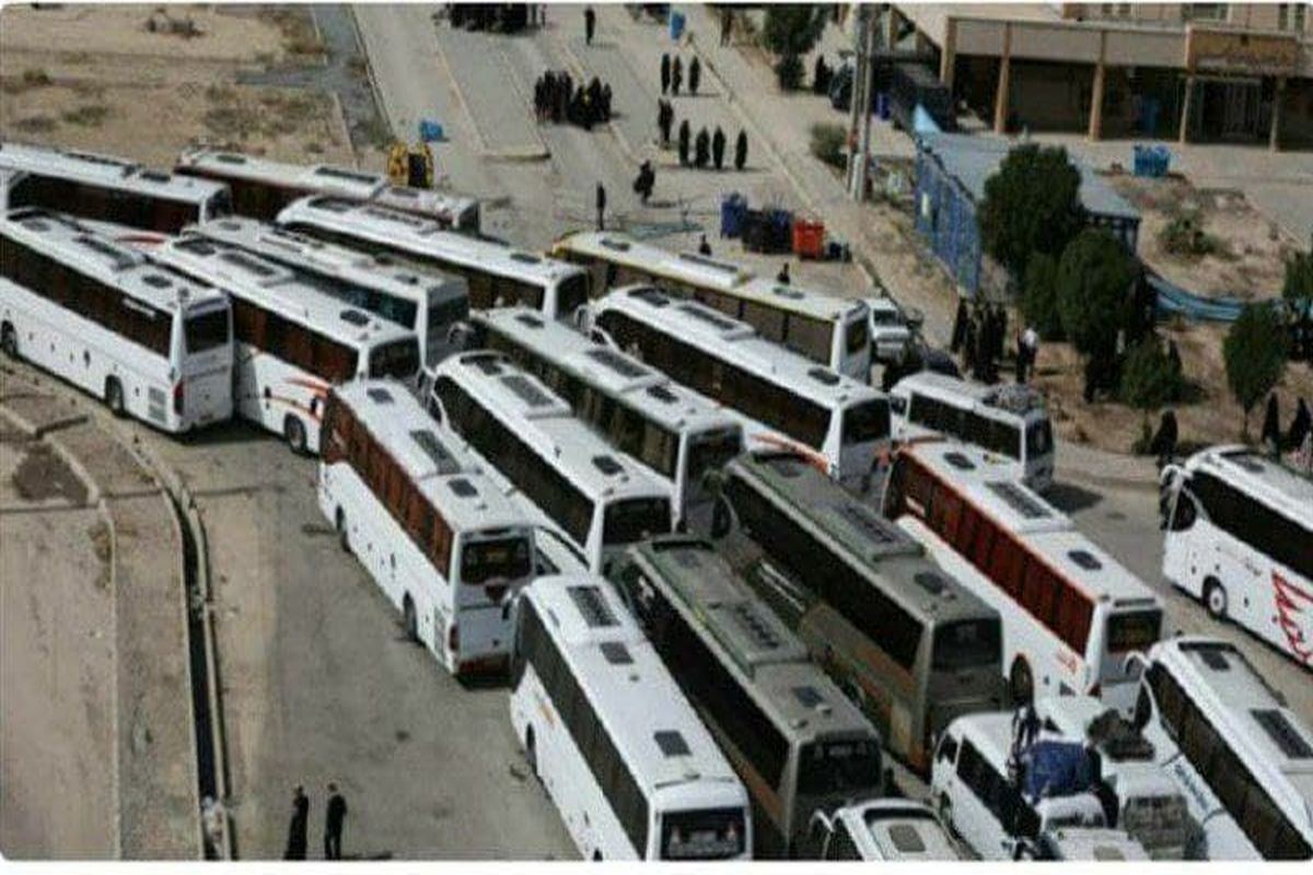 خدمت رسانی ۳۰ دستگاه ناوگان اتوبوسی لرستان به زائرین اربعین در مرز مهران