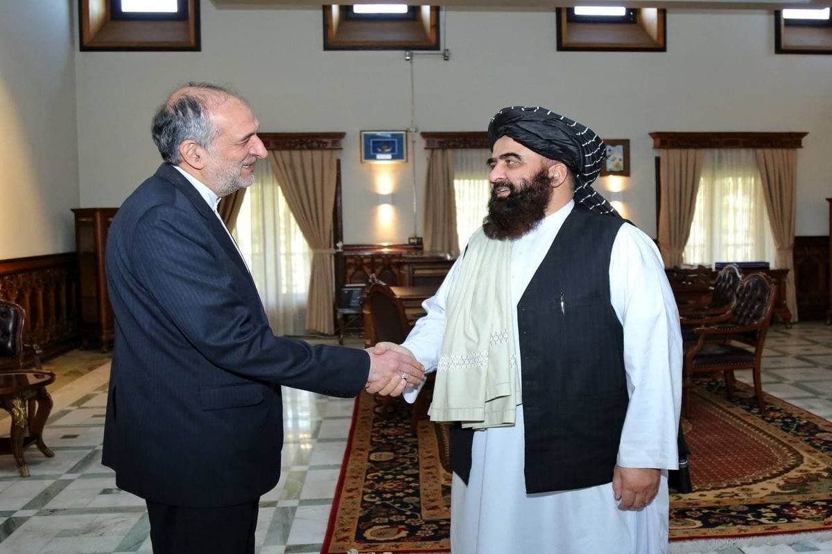 اولین دیدار رسمی سفیر ایران و وزیر خارجه دولت طالبان