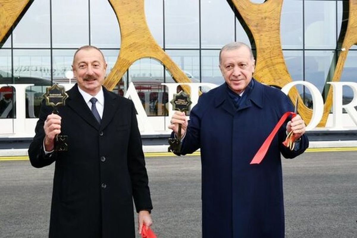 هدیه خاص اردوغان به علی‌اف +عکس