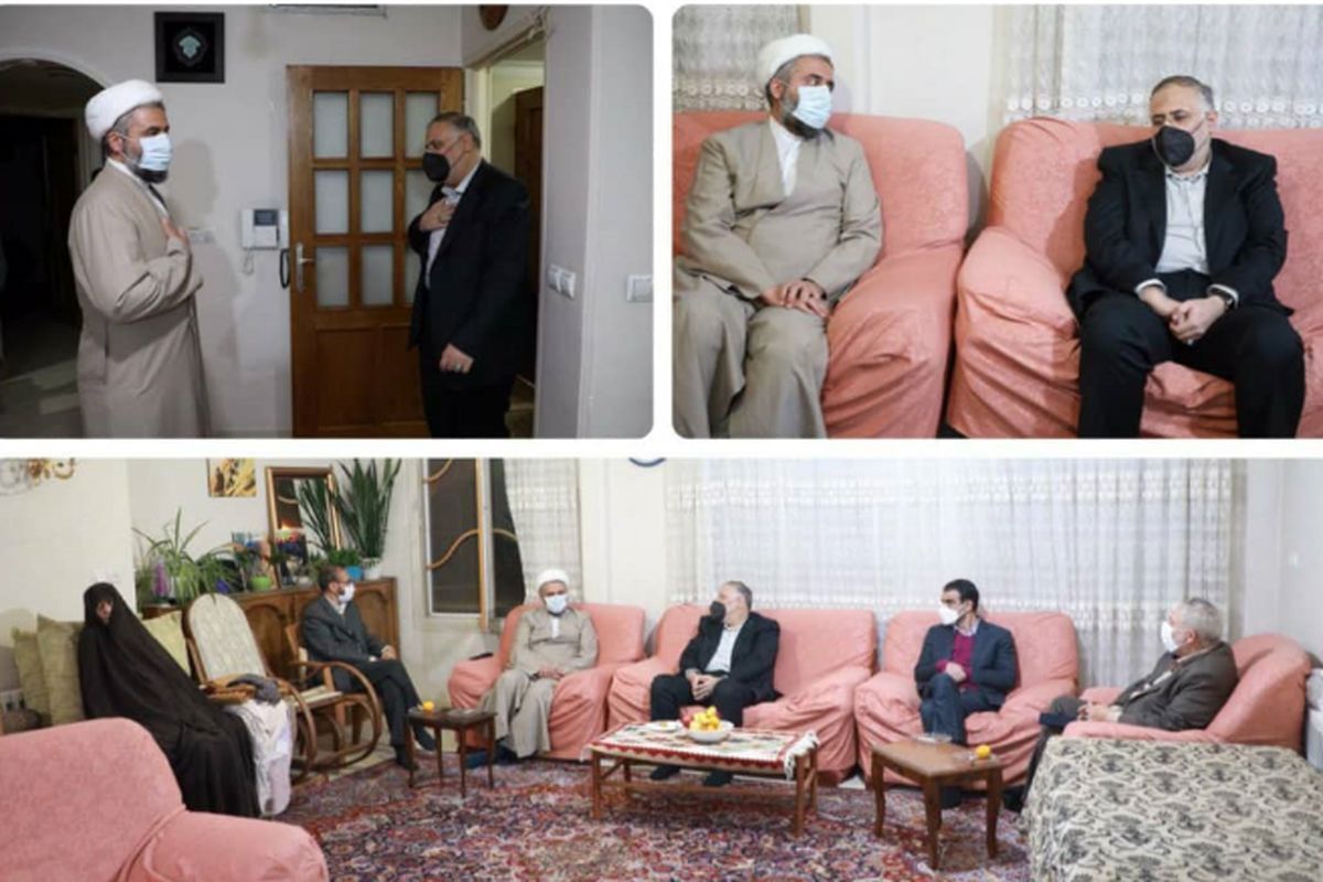 استاندار قزوین با خانواده شهید مرتضی باریک بین دیدار و گفتگو کرد