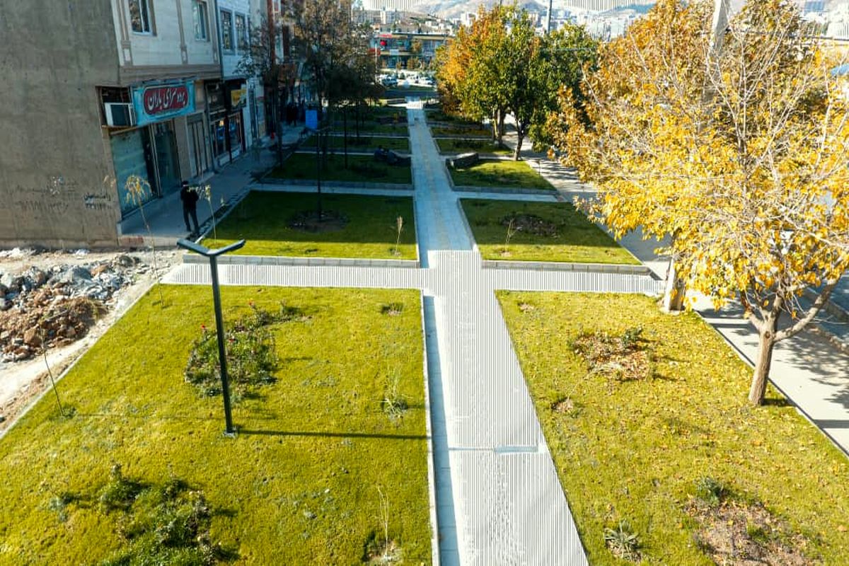 احداث ۱۵ هزار مترمربع فضای سبز در بهاران سنندج