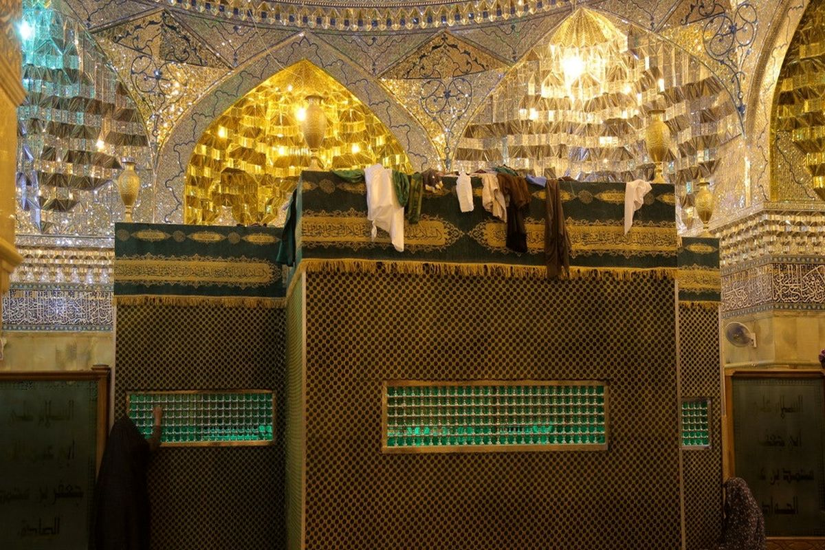 اعلام زمان استقبال از چهارچوب درب باب المهدی حرم مطهر امامین عسکریین در یاسوج