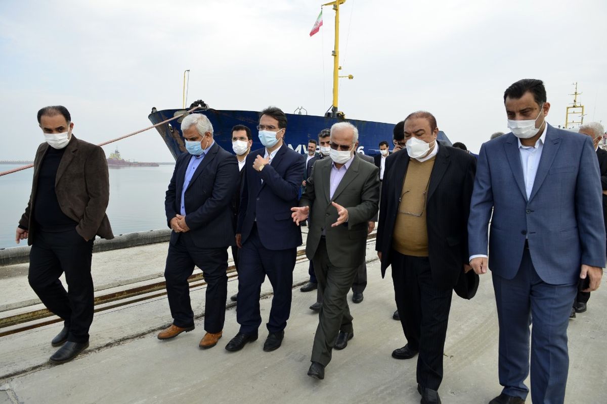 بازدید معاون دیپلماسی اقتصادی وزیر امور خارجه ایران از زیرساخت های تجاری منطقه آزاد انزلی