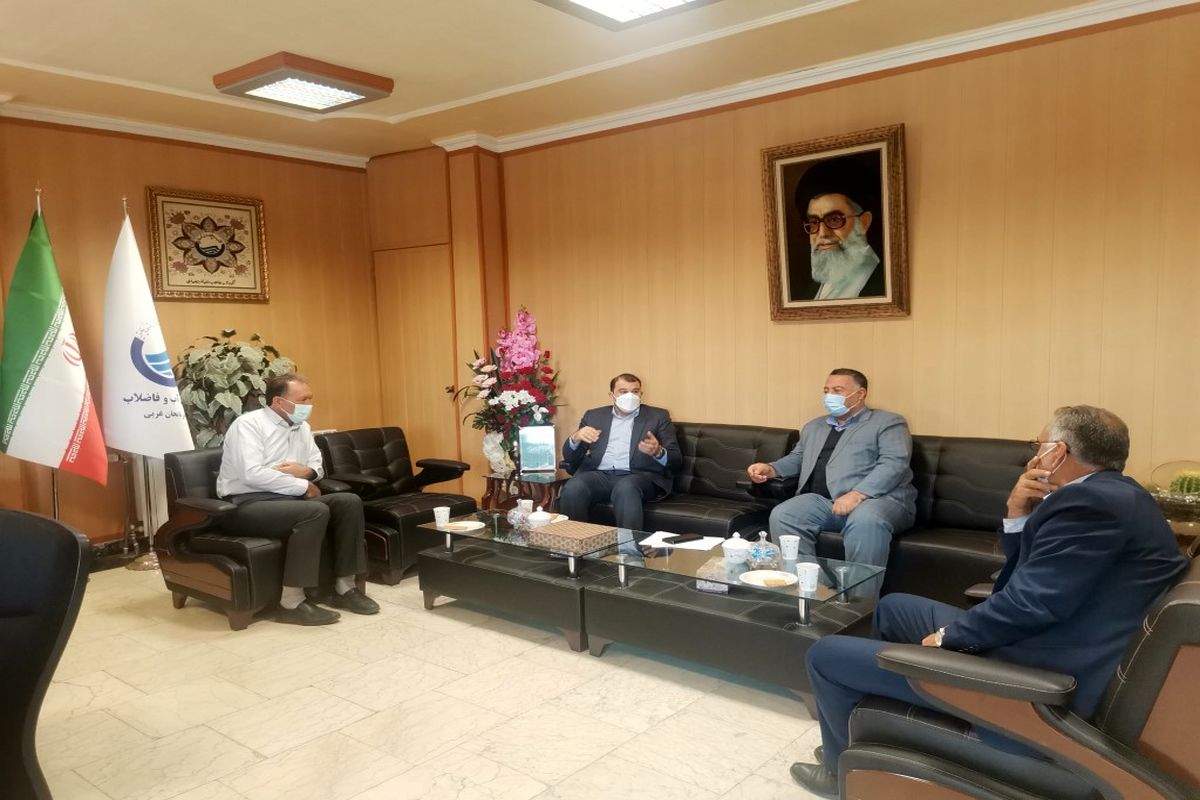 دیدار عضو کمیسیون عمران مجلس با مدیرعامل شرکت آب و فاضلاب آذربایجان غربی