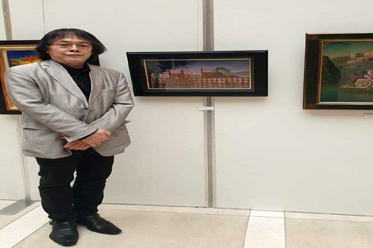 هنرمندی که ندیده ایران را نقاشی می‌کند!+عکس