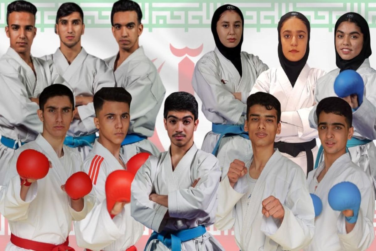 ۱۰ مدال رنگارنگ حاصل تلاش کاراته‌کا‌های ایرانی در روز نخست