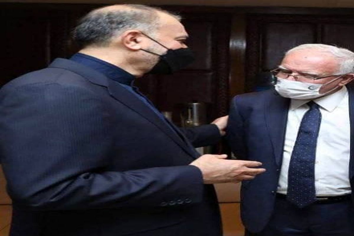 وزرای امور خارجه ایران و فلسطین دیدار کردند