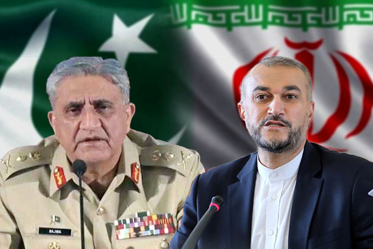 وزیر امور خارجه ایران با فرمانده ارتش پاکستان دیدار کرد
