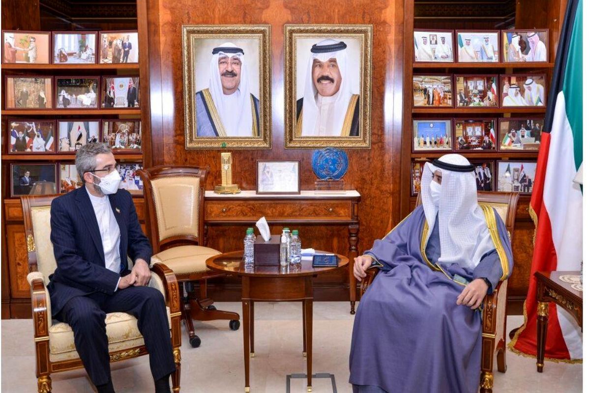باقرى با وزیر خارجه کویت دیدار کرد