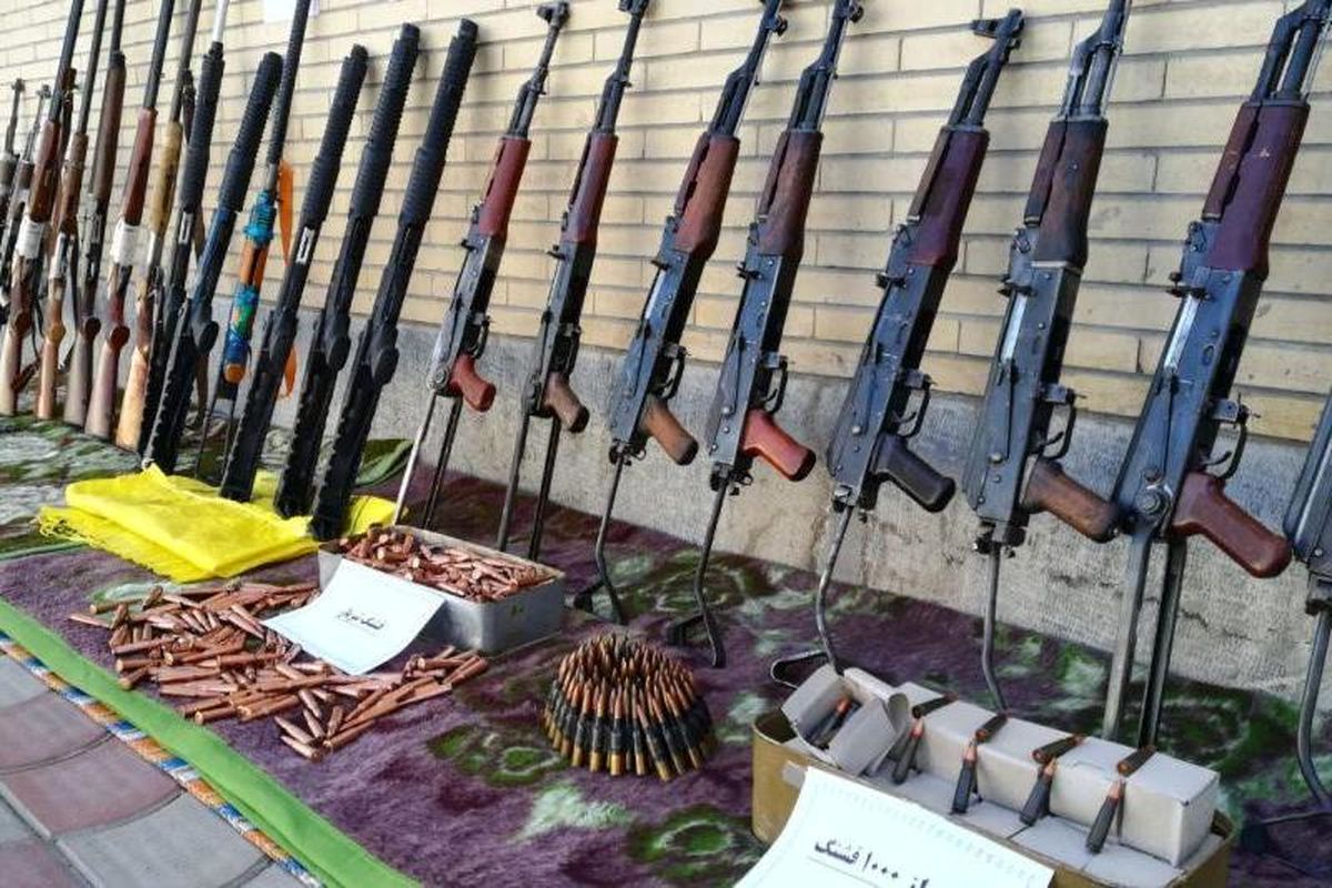 کشف اسلحه قاچاق در مرز‌های استان آذربایجان غربی