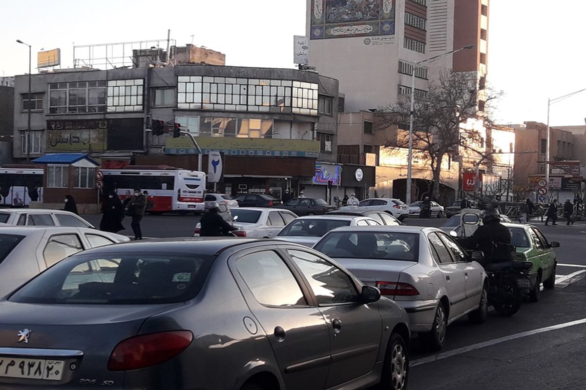 افزایش تردد ها در معابر شهری تهران