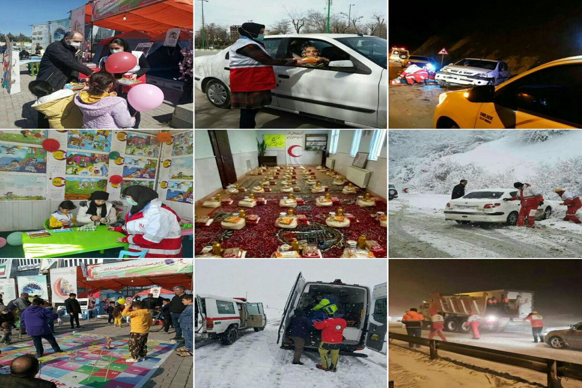 بهره مندی ۳۷۴۸۲ نفر از خدمات هلال احمر اردبیل در طرح های نوروزی