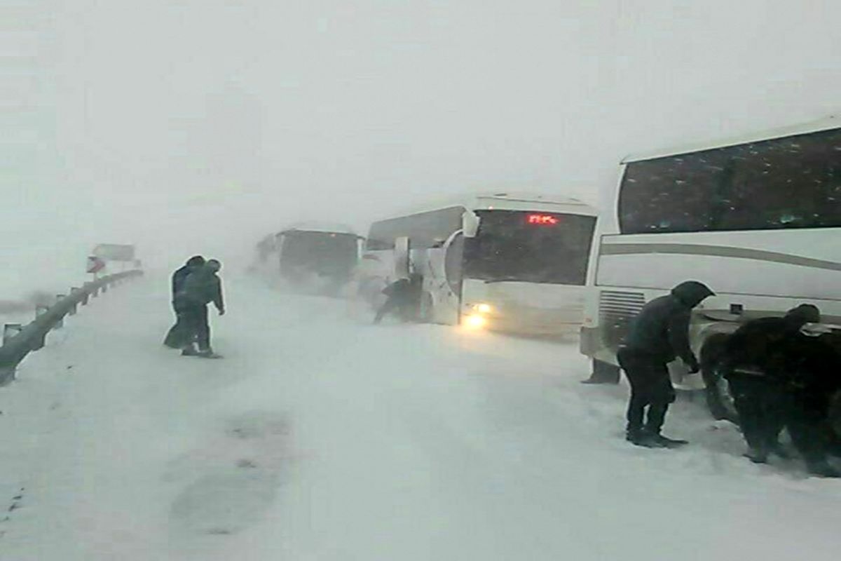 کندی تردد در جاده ها ی استان اردبیل