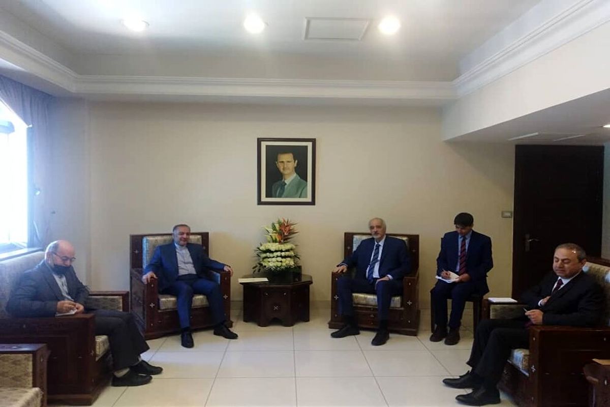 رایزنی سفیر ایران با نایب وزیر امور خارجه سوریه