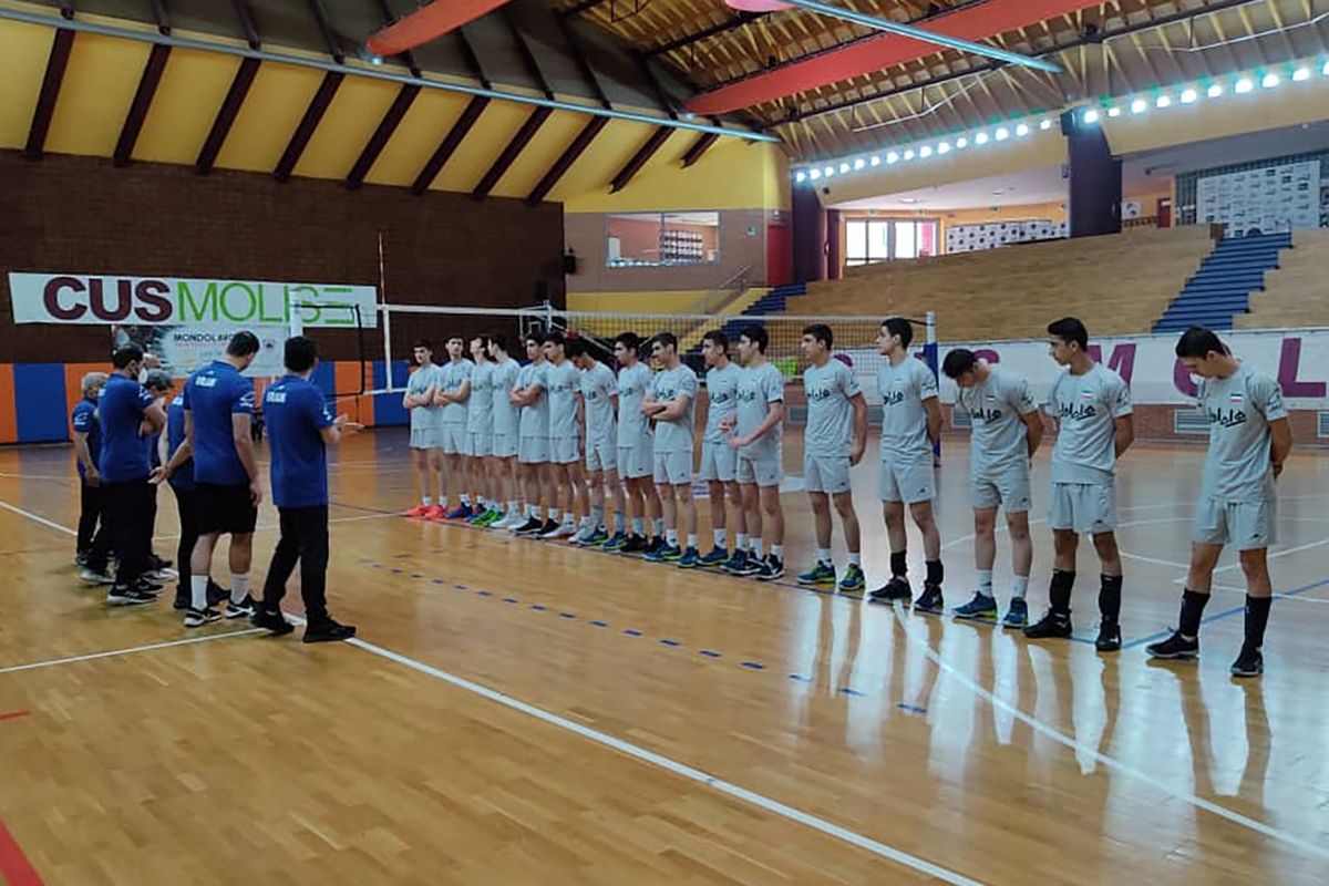 پایان کار تیم ملی نوجوانان در ایتالیا با کسب رتبه ششمی
