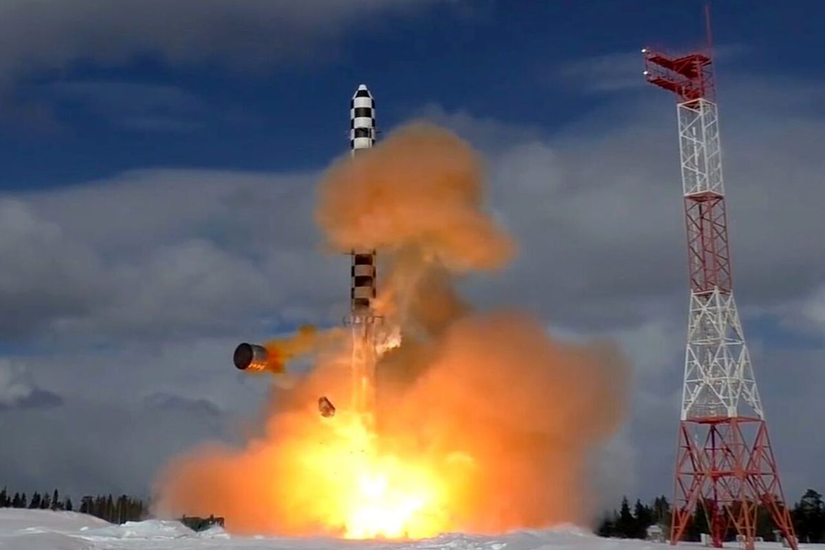 مسکو قدرتمندترین موشک جهان را با موفقیت پرتاب کرد