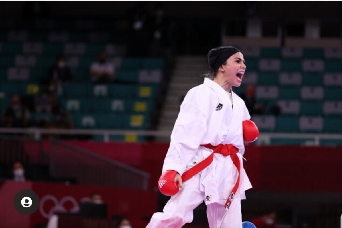 کسب جواز حضور در بازیهای جهانی کاراته توسط  سارا بهمنیار 