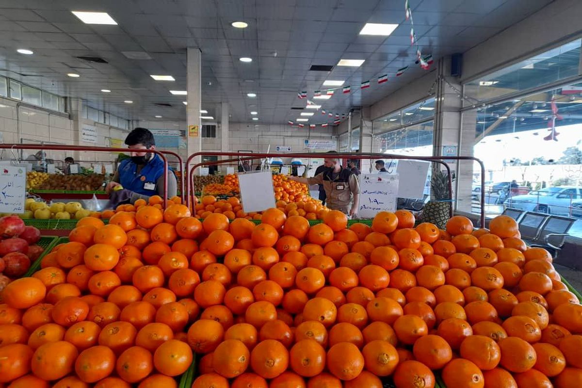 ​قیمت پرتقال در میادین میوه و تره بار از نوروز ۱۴۰۰ ارزان‌تر است