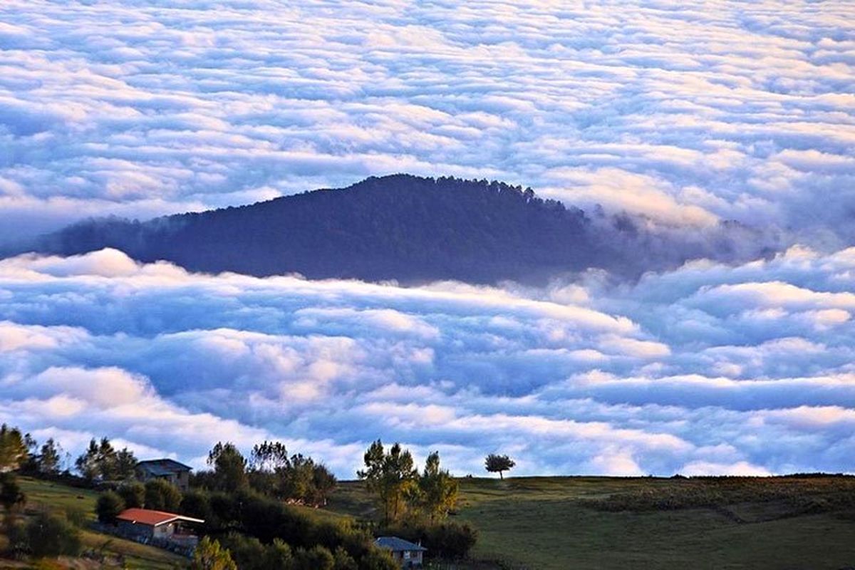 فیلبند مازندران / طبیعتی بکر و زیبا بر فراز ابرها