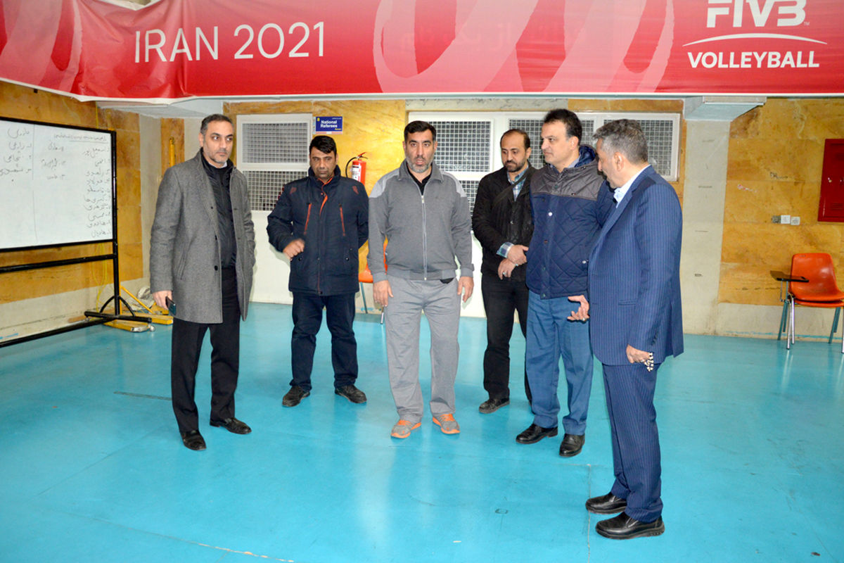 بازدید  علی جوادی از مجموعه ورزشی حجاب