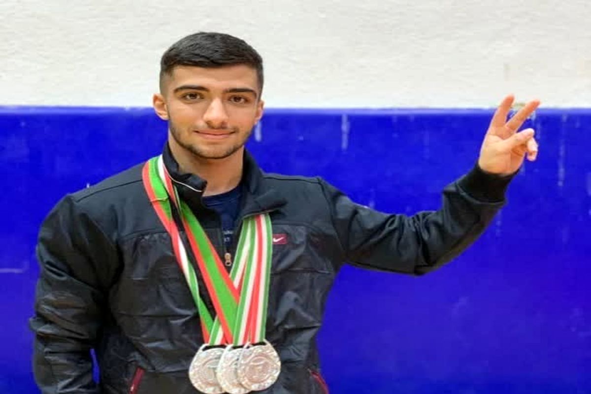 درخشش وزنه بردار کردستانی با کسب ۳ مدال نقره رقابت های قهرمانی کشور