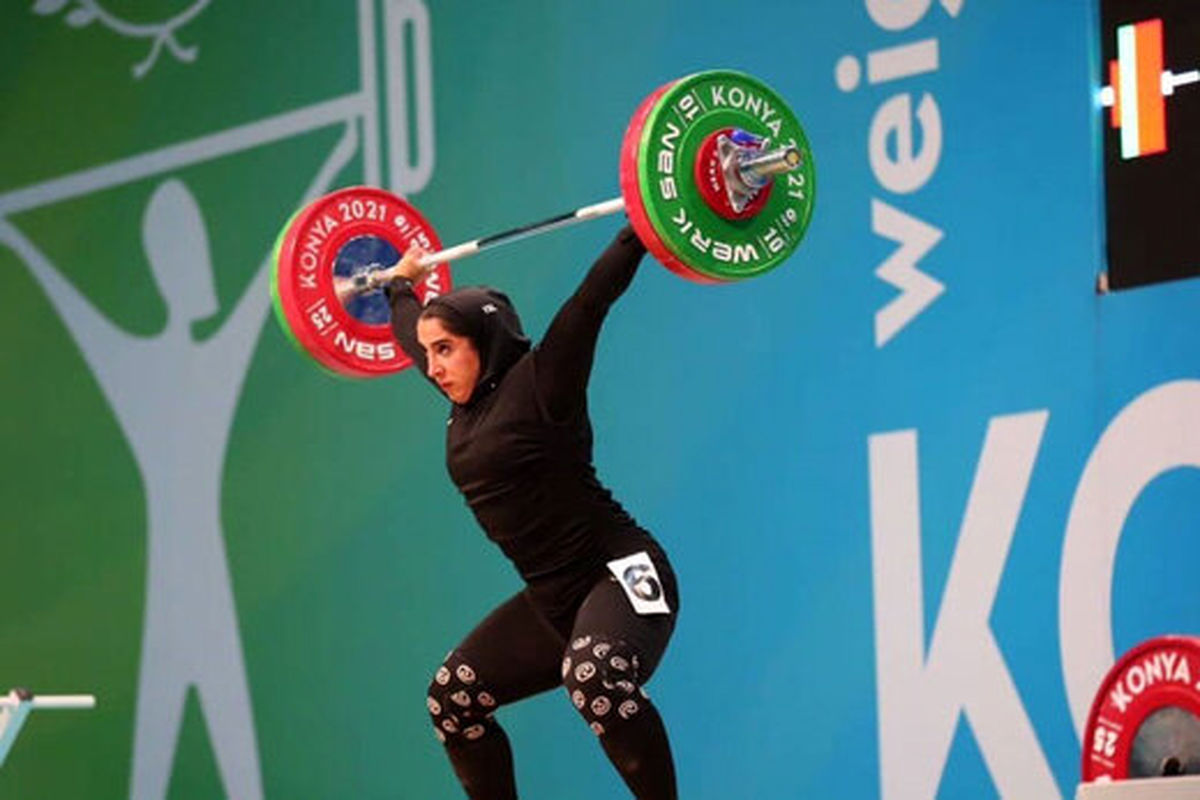 انتخاب  الهام حسینی  به عنوان  بهترین دختر وزنه‌بردار ایران در جهان