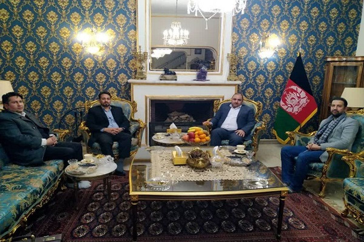 مدیر عامل سازمان همیاری شهرداری های خراسان جنوبی با سفیر افغانستان در ایران دیدار کرد