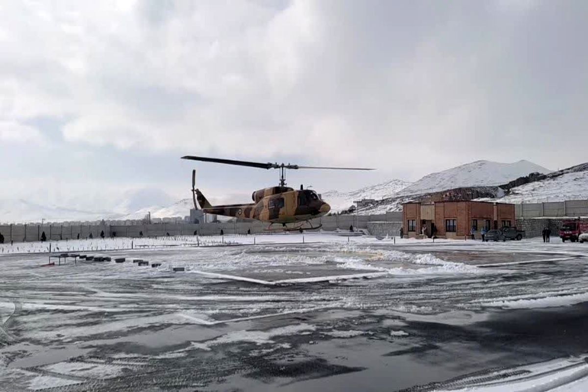 پرواز بالگرد اورژانس هوایی استان مرکزی جهت نجات جان یک کوهنورد