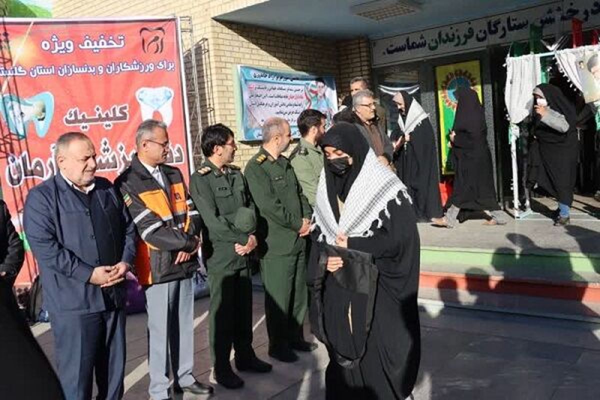 ۶ گروه از دختران دانش آموز گلستانی به مناطق جنگی اعزام شدند