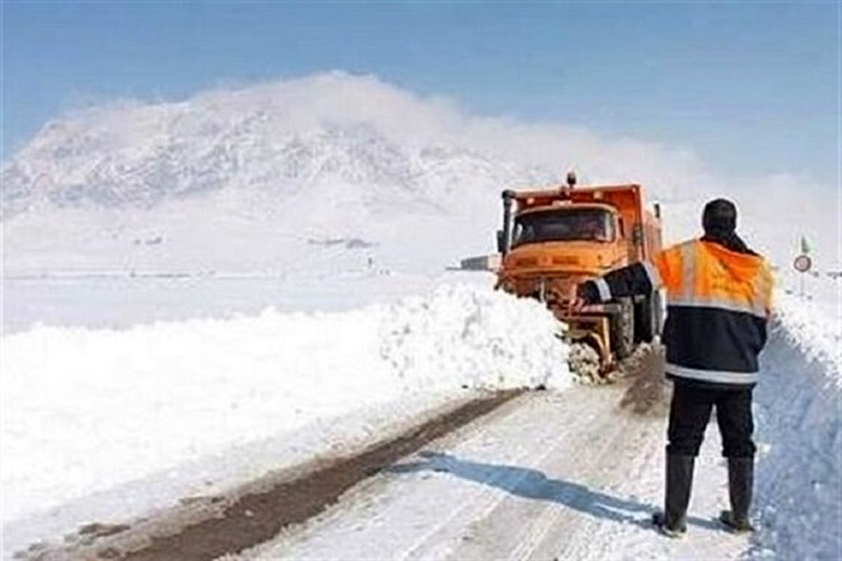 راه دسترسی ۱۰۴ روستا در قزوین به علت بارش برف مسدود است