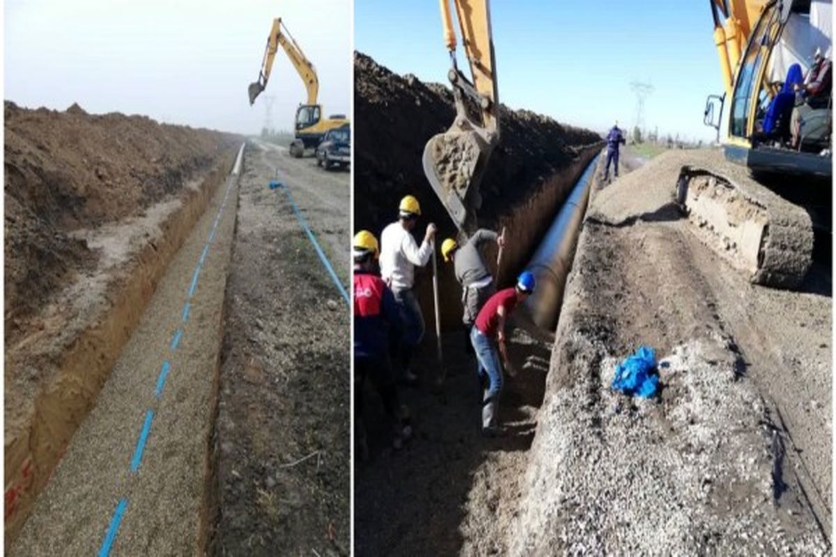 پیشرفت ۴۰ درصدی اجرای خط انتقال آبرسانی از سد نرماب تا شهر گنبد