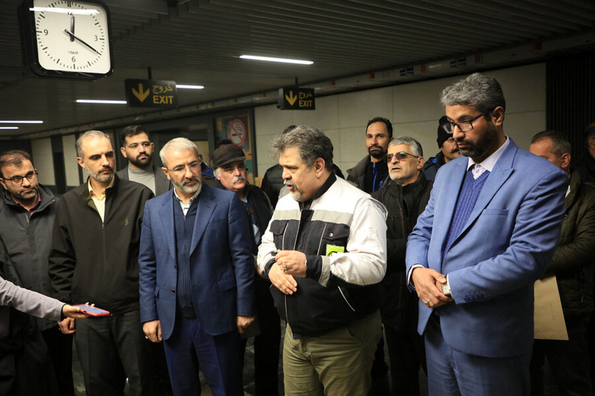 اولین رام قطار شهری کرج قابلیت جابجایی ۱۴۰۰ مسافر را دارد