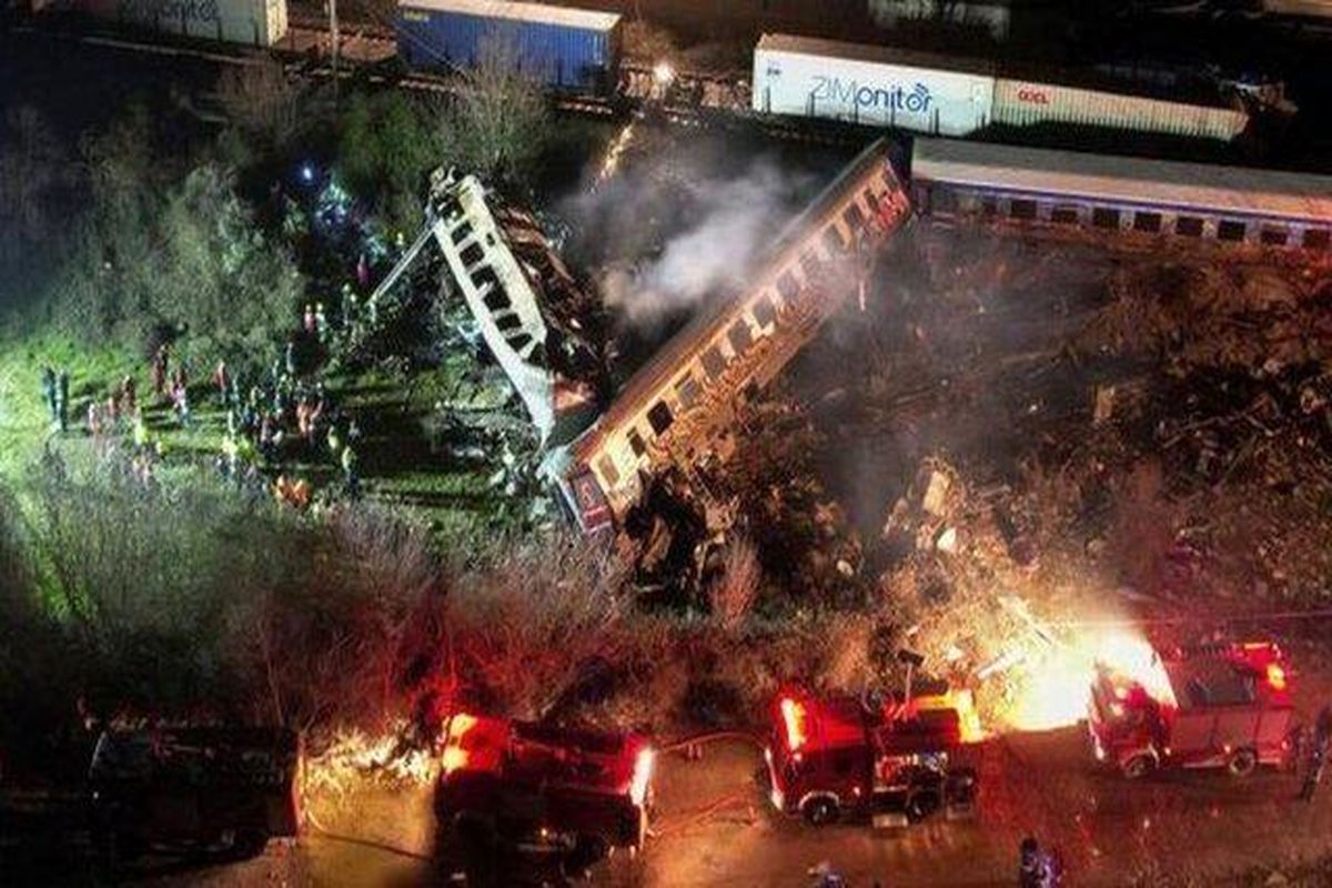 فاجعه راه‌آهن یونان/ شمار قربانیان به ۵۷ نفر افزایش یافت