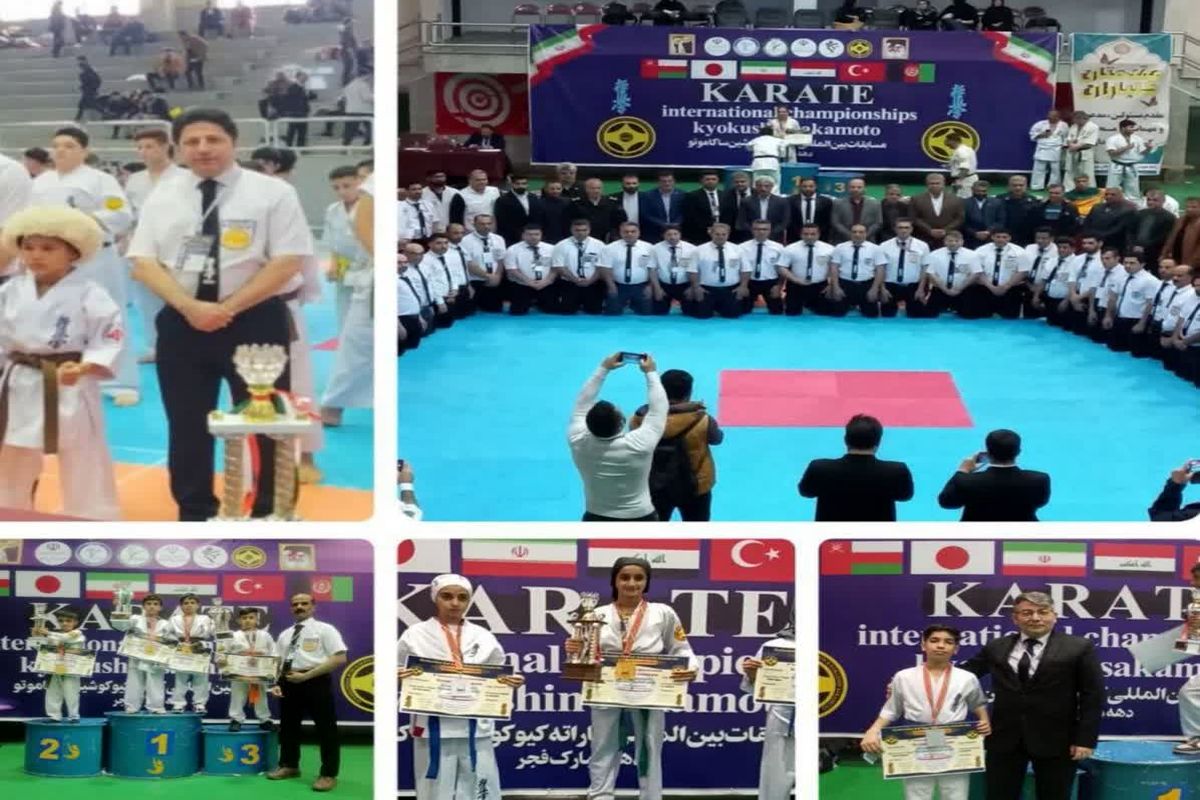 درخشش تیم منتخب کاراته گلستان در مسابقات بین المللی جام صلح و دوستی