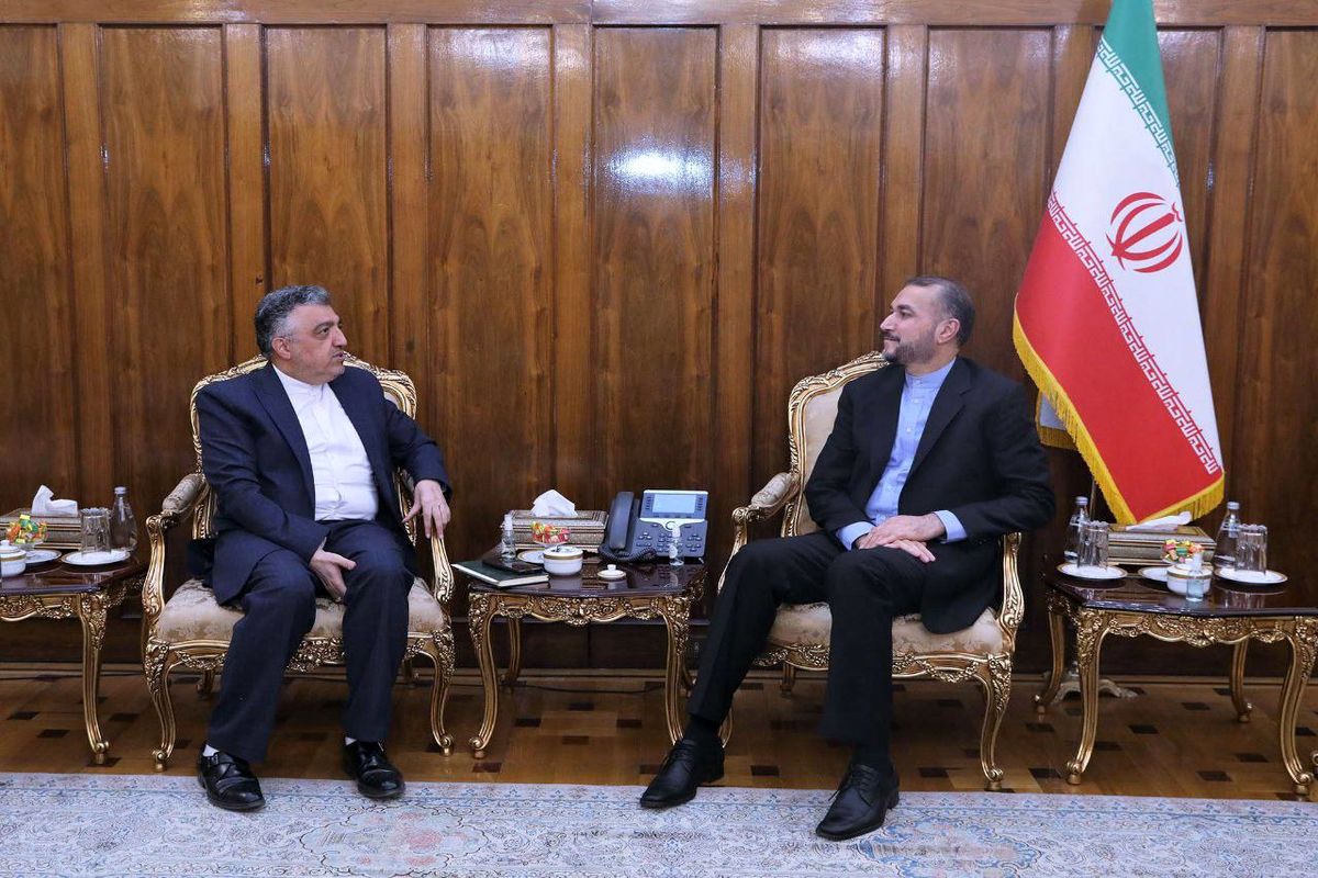 دیدار سفیر ایران در بلاروس با امیرعبداللهیان در آستانه عزیمت به این کشور