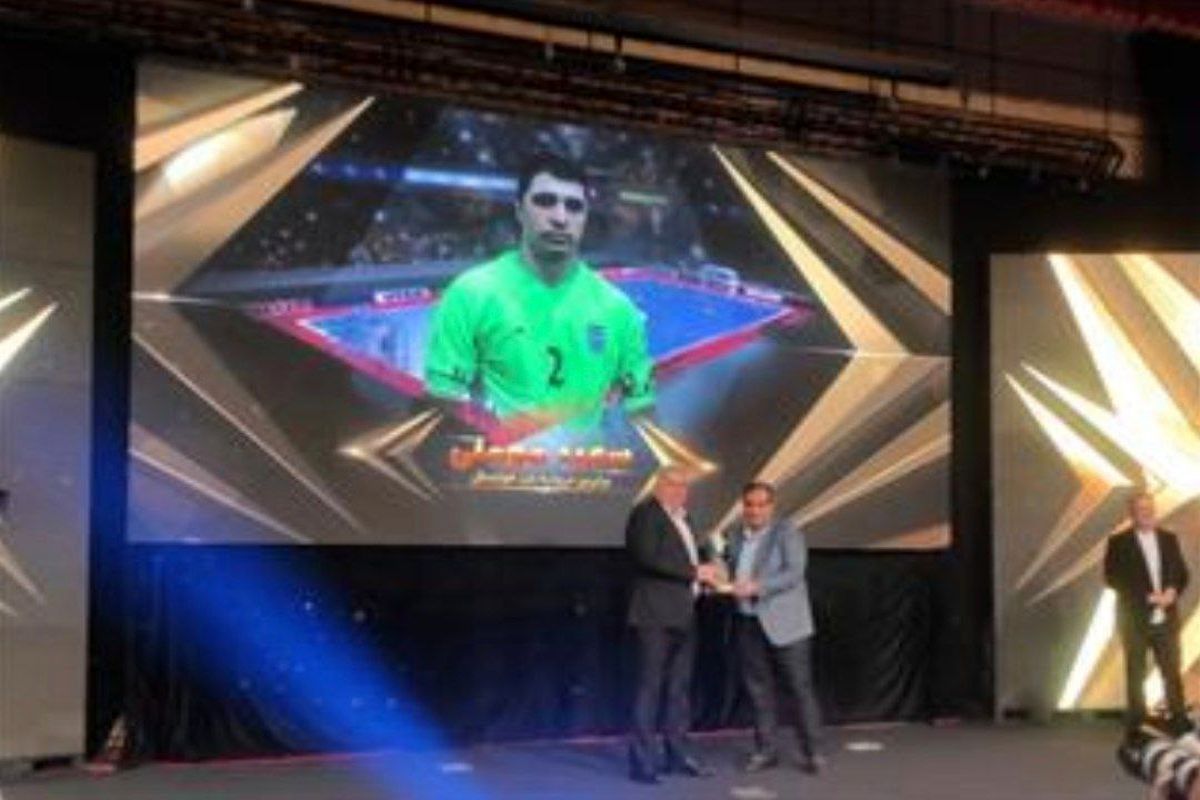 سنگربان قزوینی بهترین دروازبان سال ایران